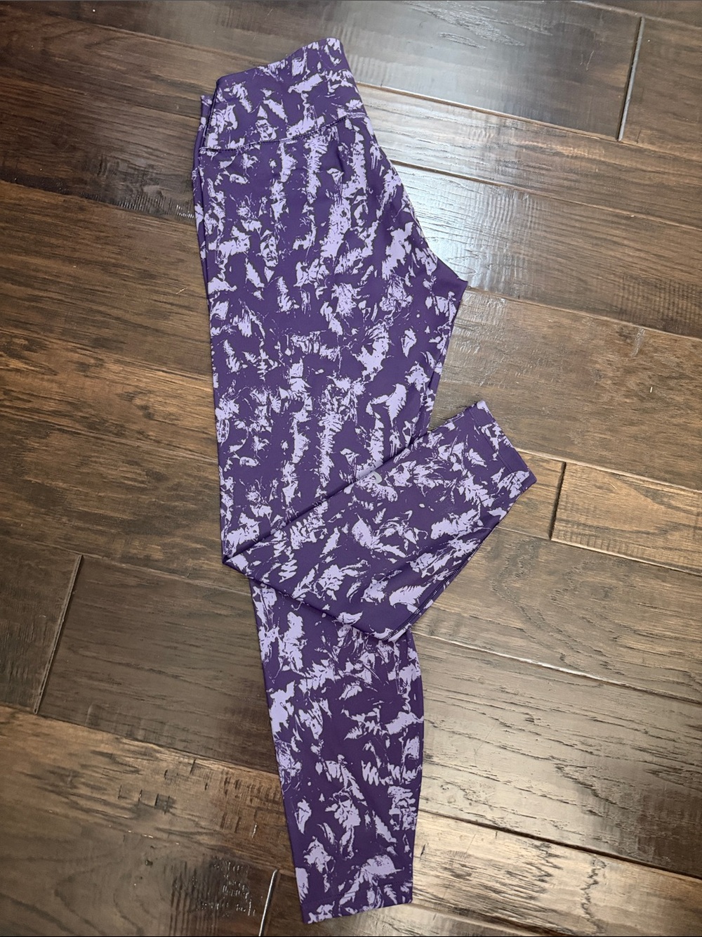 Nike Leggings Purple Printed Women's